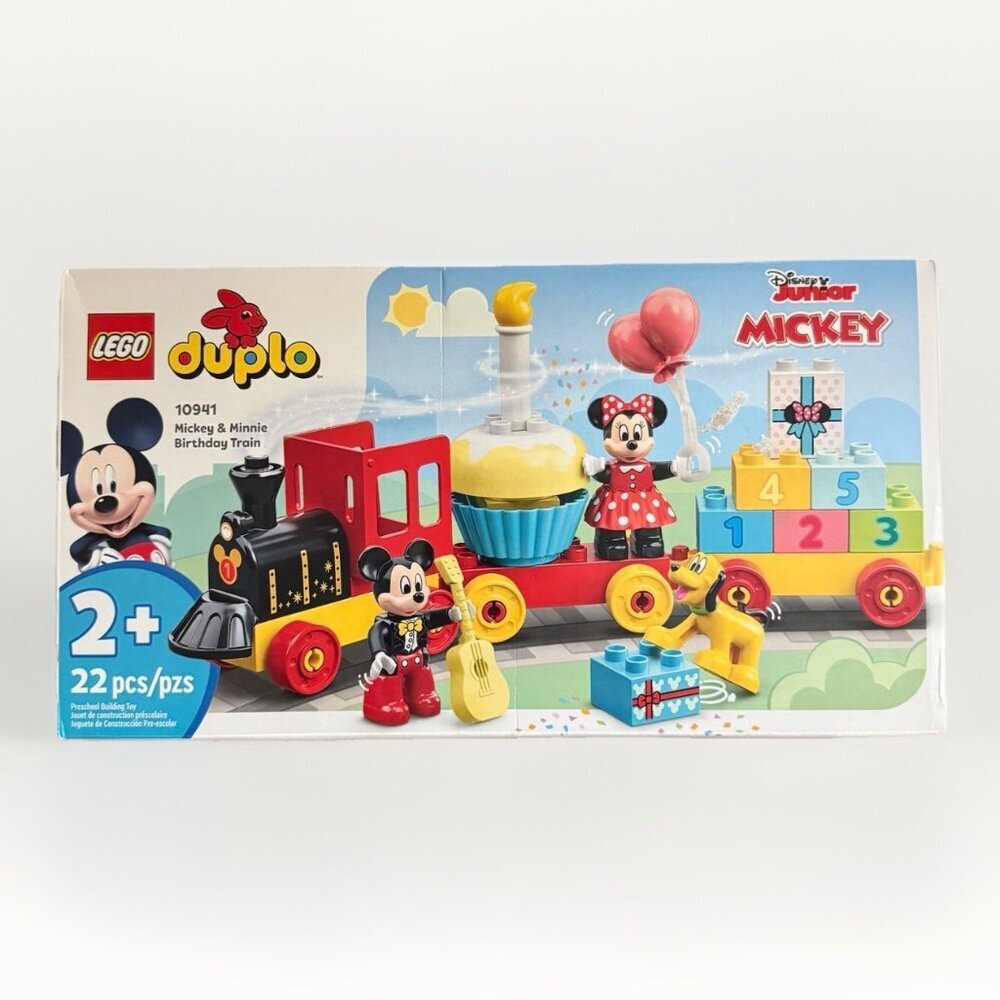 Lego 10941 Duplo Disney Junior‎ Mickey & Minnie Mouse Birthday Train NEW READ*!!